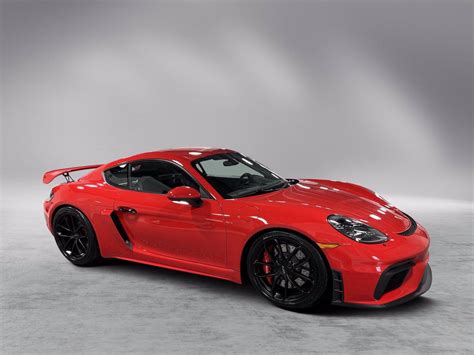 Porsche Cayman Red Interior