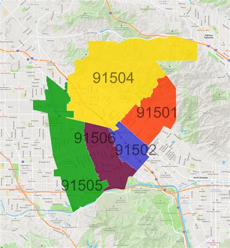 Zip Codes in Burbank - AtlasBig.com