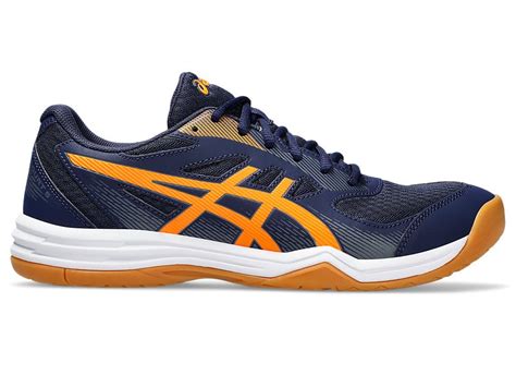 Buy ASICS Mens Upcourt 5 Peacoat/Shocking Orange Indoor Sport Shoe - 6 ...