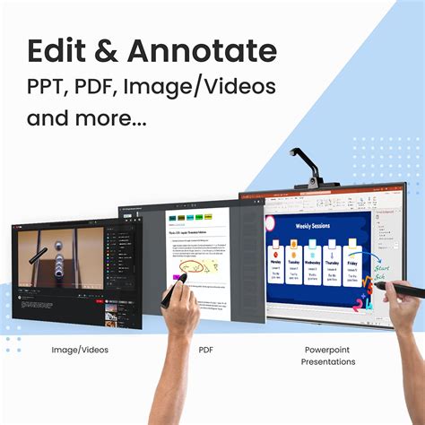 TutorPlus Portable Interactive Panel, Convert Any Monitor/Display (32 ...