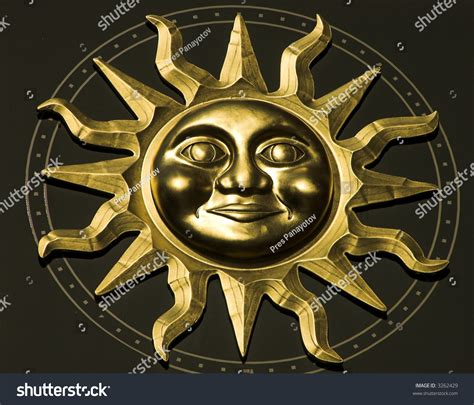 Golden Sun Happy Face Picture Taken Stock Photo 3262429 | Shutterstock