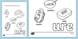 Phase 3 Trigraph Colouring Sheets Pack | Beginning Trigraphs