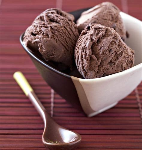recette de glace chocolat avec sorbetiere