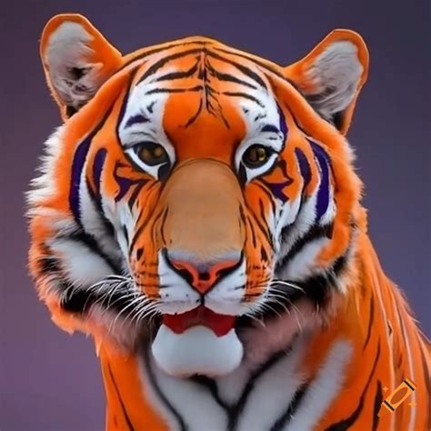 Clemson Tiger mascot on Craiyon