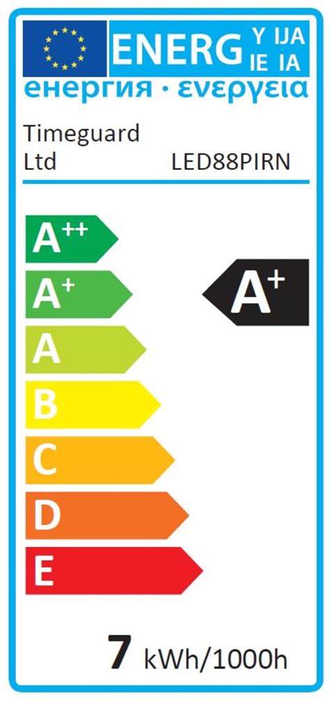 LED88PIRN Timeguard | Timeguard Rectangular LED Bulkhead Light, 5 W ...