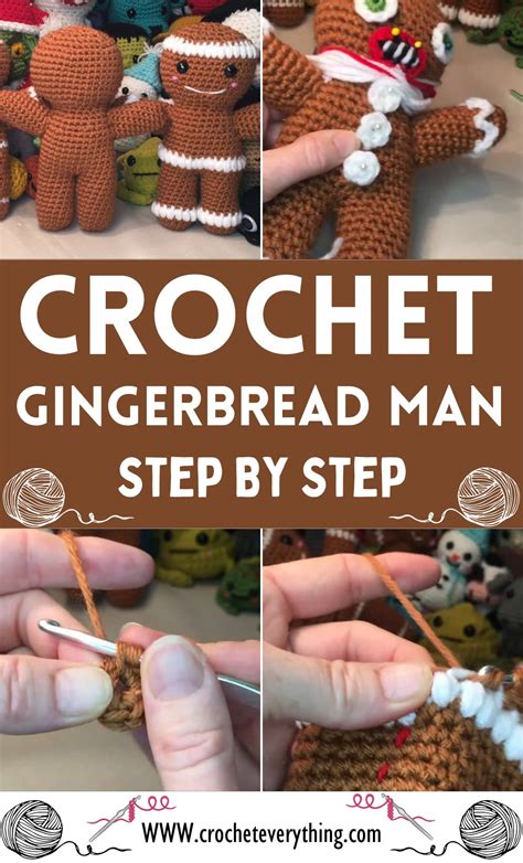 Image result for Crochet Gingerbread Man Tutorial