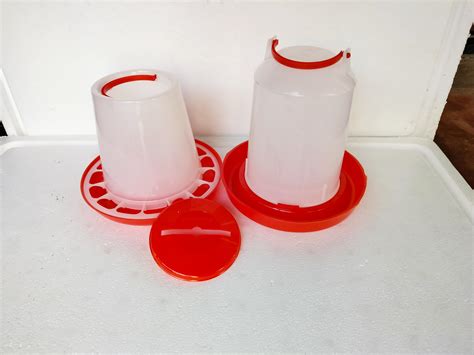 TM&W-Feeder and Drinker for Chicken Quail Duck Turkey ghosse Parrot ...
