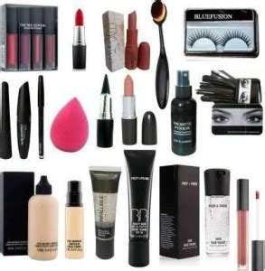 Blessed cosmetic makeup combo kit of 19 pieces items set Price in India ...