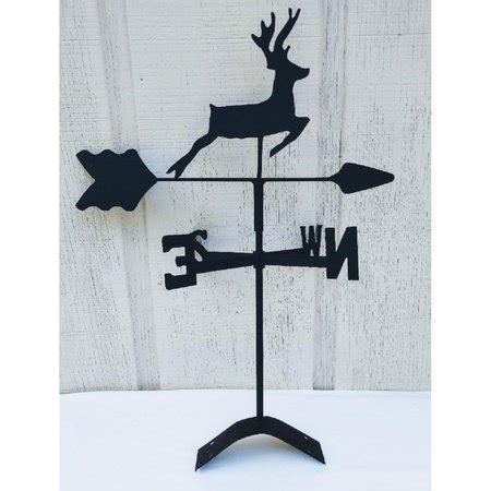 The Lazy Scroll Deer Roof Mount Weathervane deerroof | Zoro