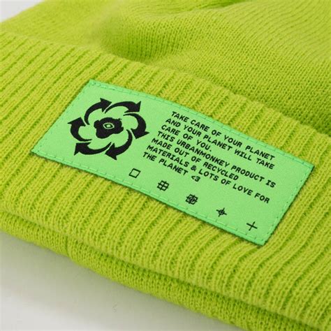 Buy Recycled Fisherman Neon Green Beanie Online – Urban Monkey®