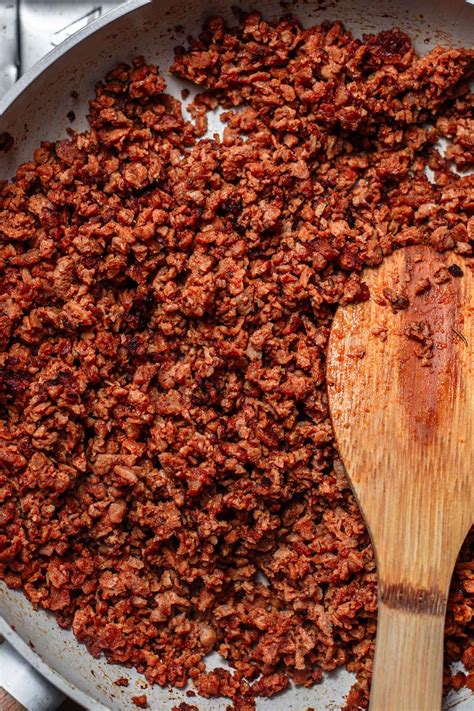 Vegan Ground Beef Recipe {High Protein & Easy}