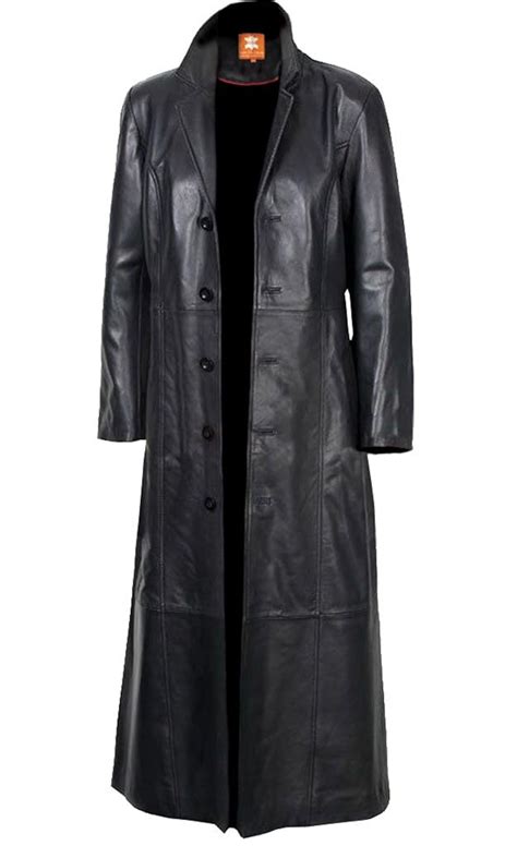 Buy Jacket Collection Original Leather, Trench Coat, Black Long Coat ...