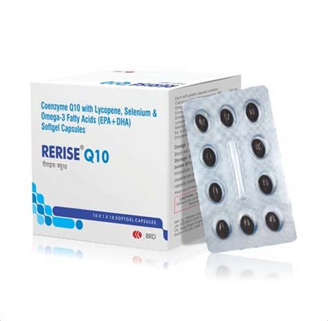 Rerise Plus - Coenzyme Q10 with Lycopene Selenium & Omega-3 Fatty Acids ...