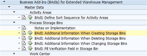 BAdI: Additional Information When Creating Storage Bins - EWMSUPPORT