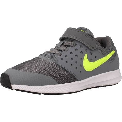 Buy Nike Downshifter 7 (PSV)_Cool Grey/Volt-Dark Grey-White_869970-002 ...