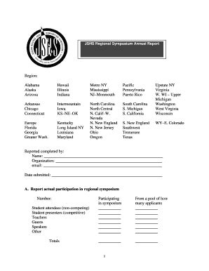 Fillable Online jshs Annual report worksheet - JSHS - jshs Fax Email ...