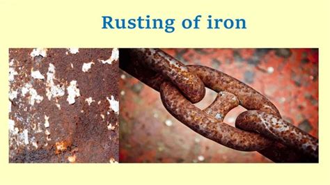 Image result for Process of Rusting Iron