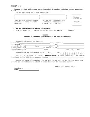 2021-2025 Form RO Cerere pentru Eliberarea Certificatului de Cazier ...