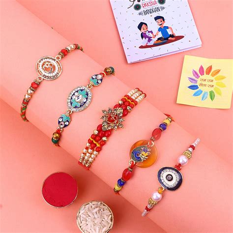 Buy Spirited Connections Rakhi Set of 5 in India at Best Price - Zop by ...