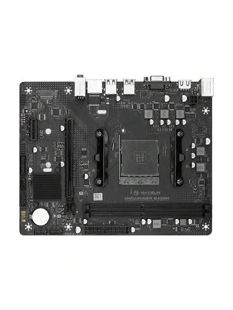 MAXSUN B450M AMD Motherboard Dual-Channel DDR4 Memory AM4 APU Mainboard ...