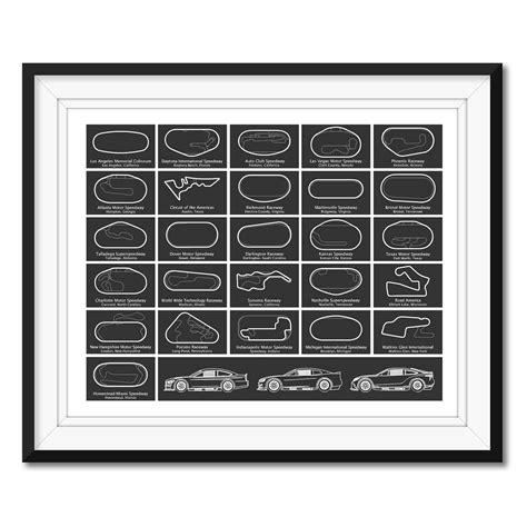 NASCAR Cup Inspired Car Poster - Handmade Print of | Ubuy India