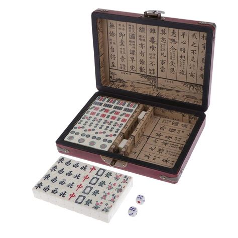 Buy Chinese Mahjong (Mah Jong, , Majiang) with Numbered Tiles ...