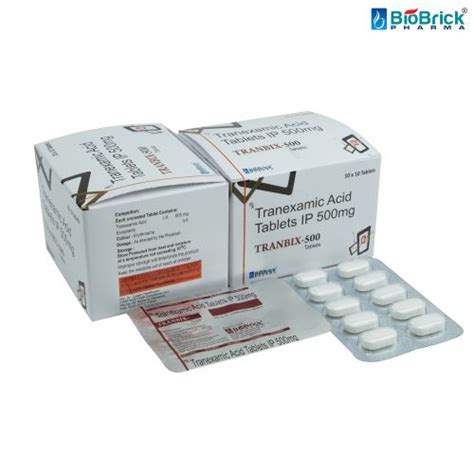 TRANBIX-500 Tablets Biobrick Pharma