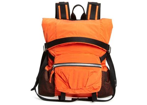 Bottega Veneta Paper Touch Nylon Mini Backpack Orange/Black – Kicks Machine