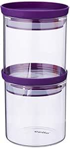 Buy CELLO Stacko Borosilicate Glass Storage Container, Air Tight, Clear ...