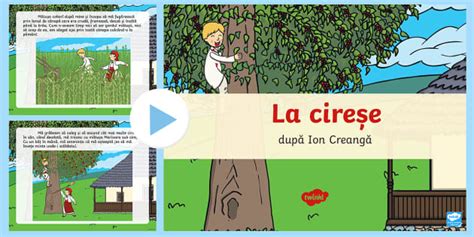 La cireșe - Poveste - Prezentare PowerPoint | Twinkl România
