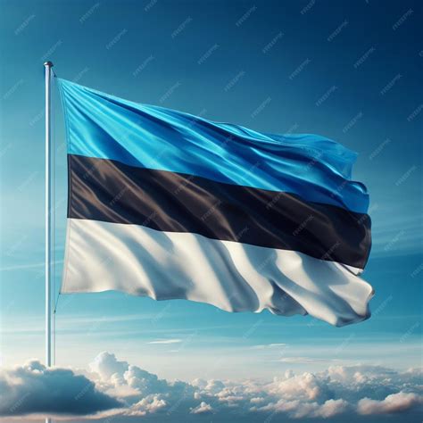 Premium Photo | Estonias tricolor an indepth look at the iconic flags design and significance