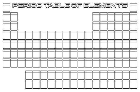 Periodic Table Template - 10 Free PDF Printables | Printablee