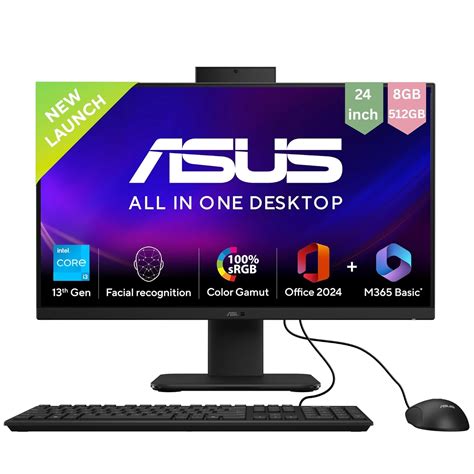 ASUS AiO V440,13th Gen Intel Core i3-1315U, 23.8" FHD,100Hz,All-in-One ...
