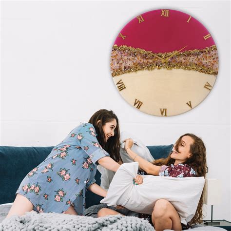 Luxury Handmade Resin Clock for Home USA – ARTRACTED