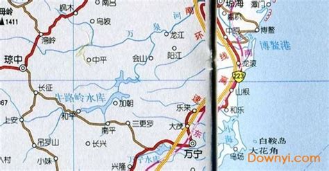 海南公路地图高清版-海南省高速公路地图高清版下载2016JPG版-绿色资源网
