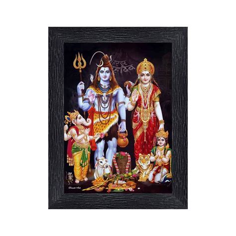 Buy Generic Bhole Nath parivar (Maa Parvati, Ganesh, Kartikey and Shiv ...