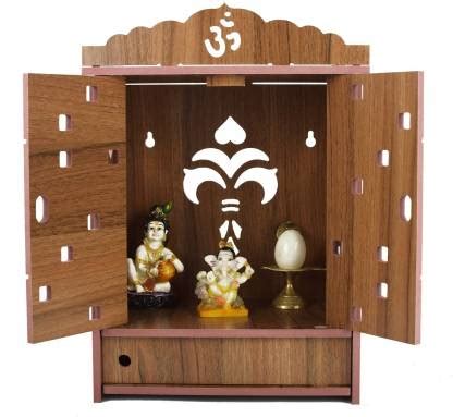PAP ANNOUNCER Beautiful MDF Wooden Temple,Home Temple, Pooja Mandir ...
