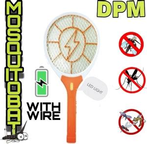 DPM 304 Heavy Duty Mosquito Bat/ Mosquito Racket With Torch & Charging ...