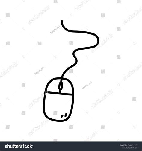 Image result for How to Draw a Computer Mouse Easy
