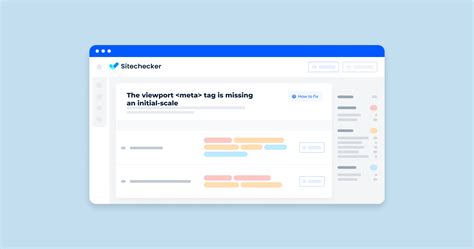 The Viewport Tag Prevents the User From Scaling | Sitechecker