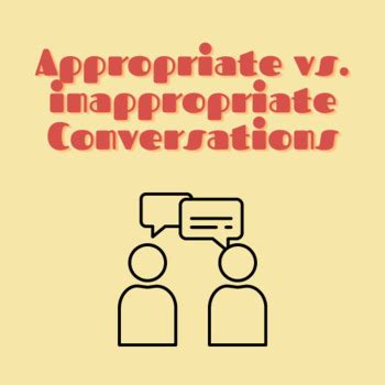 Image result for Inappropriate Conversations