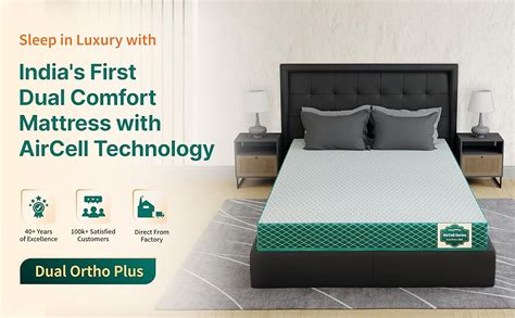 SleepyHug AirCell Ortho Dual Comfort Plus Orthopedic Mattress with ...