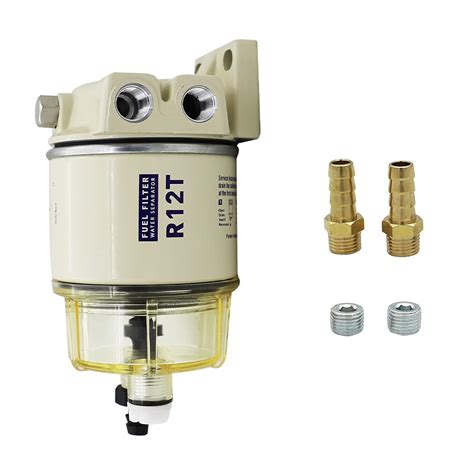 Buy Fuel Water Separator Marine Kit R12T 120AT NPT ZG1/4-19, 10 Micron ...