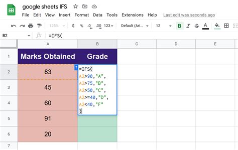 How To Use IFS In Google Sheets | SpreadCheaters