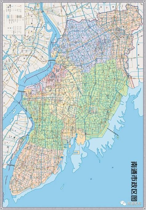 收藏！最新南通市政区图、市区图来了 - 南通市区地图全图 - 实验室设备网