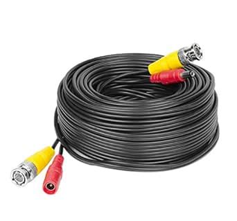 Amcrest 60FT 4K Security Camera Cable, BNC, Coaxial, Pre-Made ...