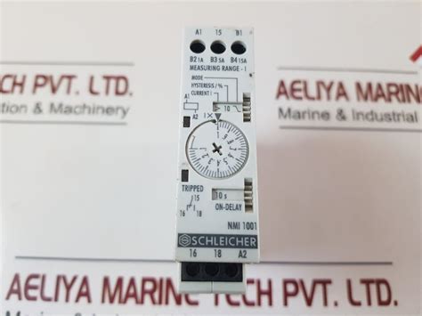 Schleicher Nmi 1001 Current Monitoring Relay – Aeliya Marine Tech