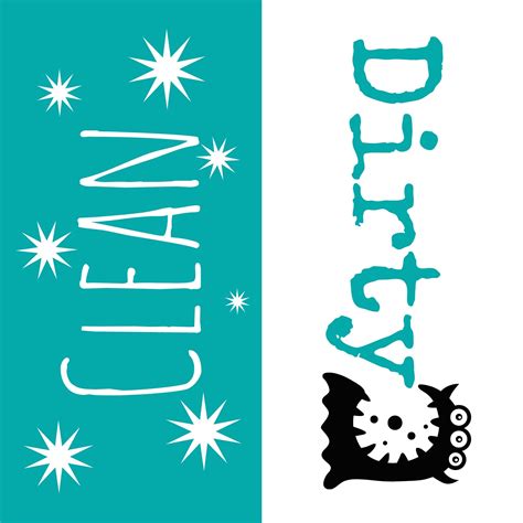 clean and dirty signs - Clip Art Library