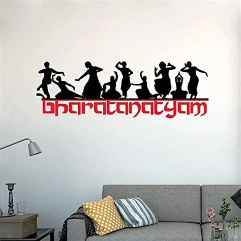 Buy Jaychan Bharatanatyam Vinyl wallsticker for Living Rooms, bedrooms ...