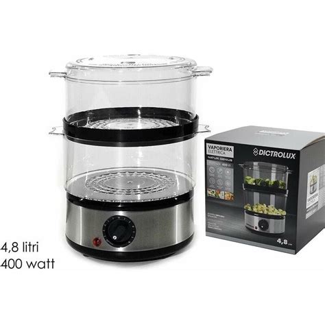 Wintem - Cuociriso Elettrico da 700W con Vaporiera Integrata e Pentola